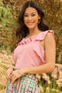 Greta Ruffled Top